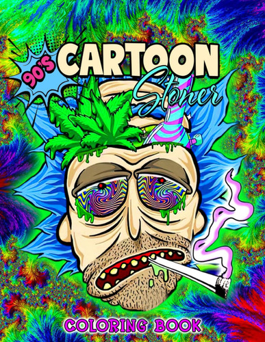 Stoner coloring book trippy - coloring, book: